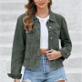 Denim Jacket for Women Distressed Jean Jackets Button Up Vintage Western Trucker Jacket
