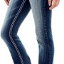 Luscious Curvy Bootcut Jeans for Women Mid-Rise Insta Stretch Denim in Petite, Midsize, Plus Size, Juniors Jeans