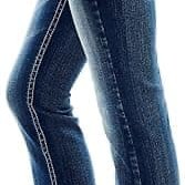 Luscious Curvy Bootcut Jeans for Women Mid-Rise Insta Stretch Denim in Petite, Midsize, Plus Size, Juniors Jeans