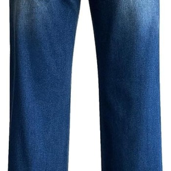 Women's Wide Leg Jeans Casual High Waisted Stretch Baggy Loose Denim Pants