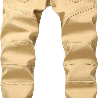 Men's Slim Fit Jeans Ripped Skinny Jeans for Men, Fashion Biker Jeans Stretch Moto Cargo Denim Pants