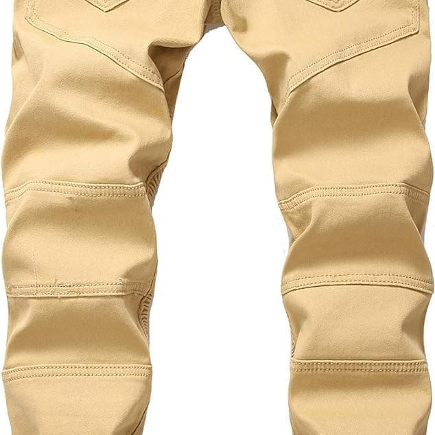 Men's Slim Fit Jeans Ripped Skinny Jeans for Men, Fashion Biker Jeans Stretch Moto Cargo Denim Pants