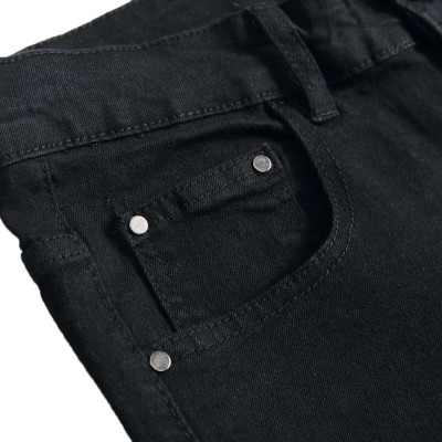 Men's Slim Fit Jeans Ripped Skinny Jeans, Fashion Biker Jeans Stretch Moto Cargo Denim Pants