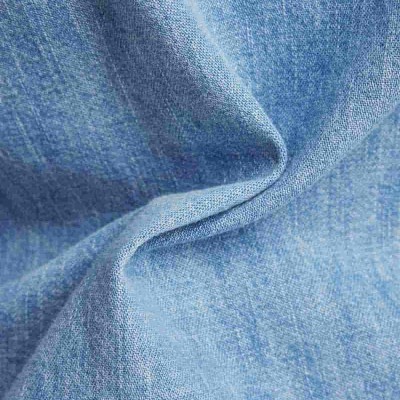 Men's Western Denim Long Sleeve Slim Fit Shirt